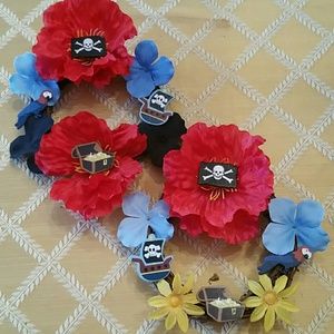 Handmade  pirate wreaths.